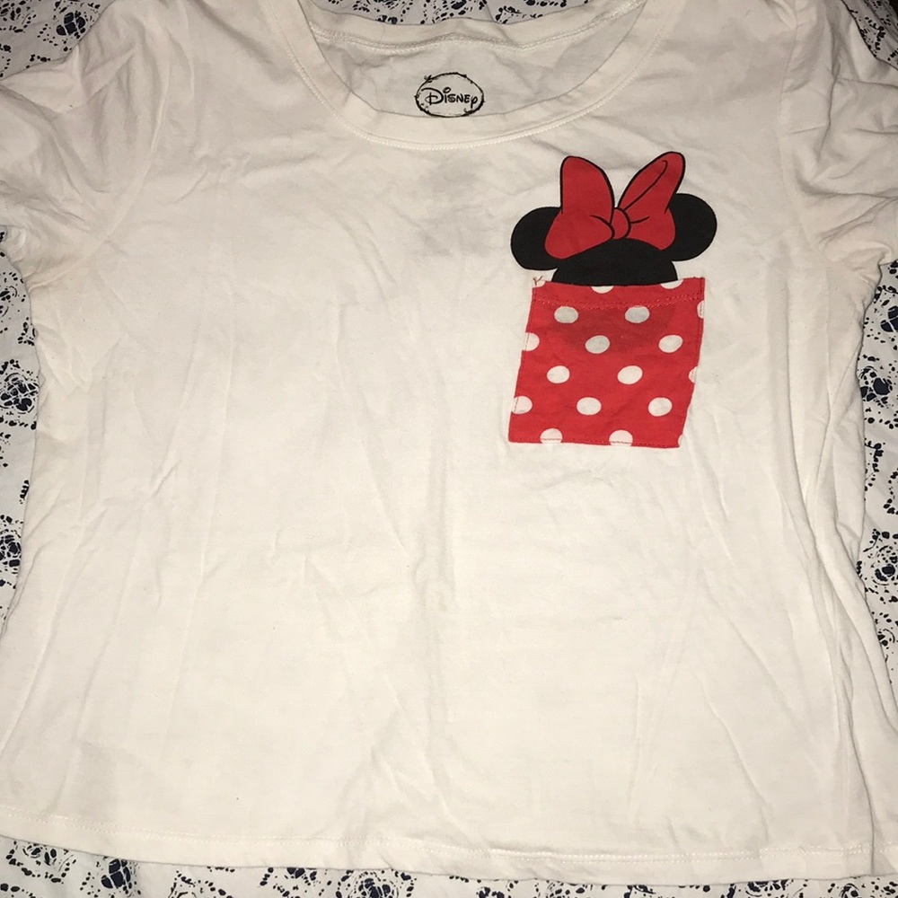 DISNEY MINNIE MOUSE POCKET CROP TOP